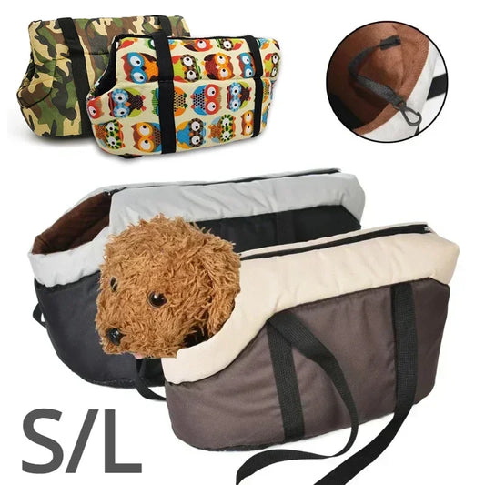 Pet Travel Bag Outdoor Carrier Dog Portable Breathable Shoulder Bag Exposed Head Design Pet Travel Bag for Small Dogs and Cats