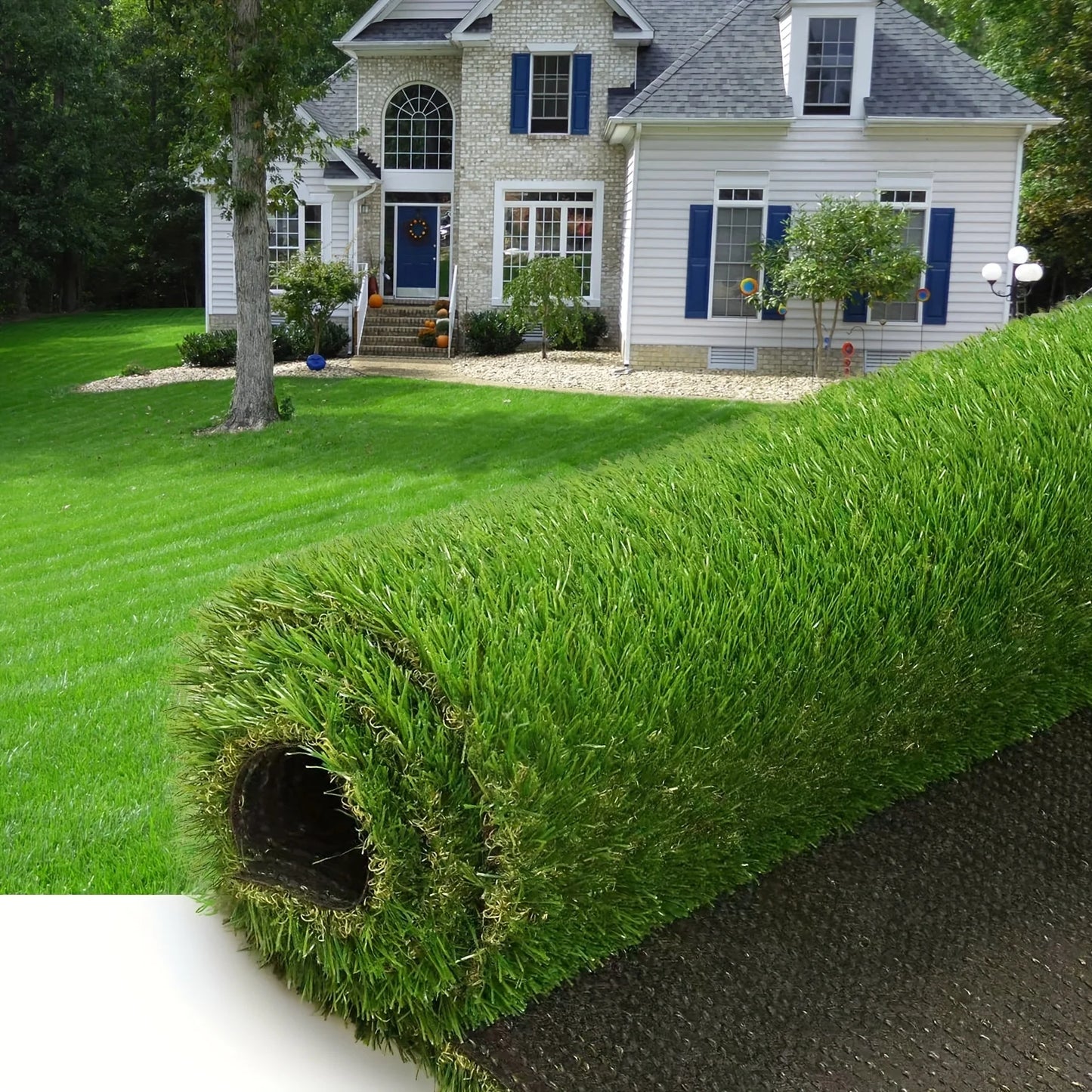 Tappeti Aritificial Realistic Grass Pad, Simulation Pet Lawn Mats, Thick Synthetic Fake Mat For Outdoor Garden Patio Landscape Dog Pet