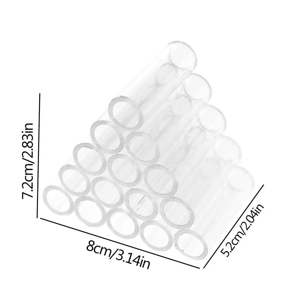 Shrimp Breeding Tube Aquarium Acrylic Shelter For Small Shrimp Transparent Tube Fish-Shrimp Habitat Hiding Cave Hideaway Pipe