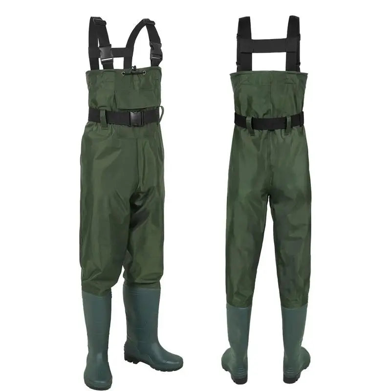 Stivali Fishing Jumpsuit Fishing Waders Hunting Suit Waterproof Nylon One-piece Trousers With Boots Fly Fishing Clothes Overalls
