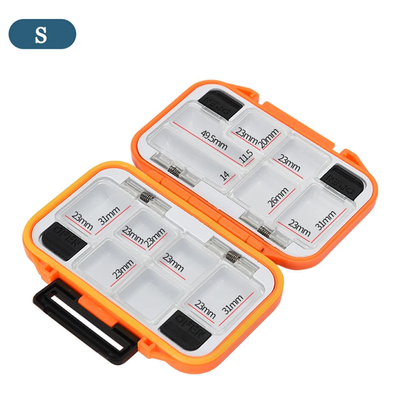 Waterproof Fishing Tackle Box Fishing Accessories Tool Storage Box Fish Hook Lure Fake Bait Boxes For Carp Fishing Goods