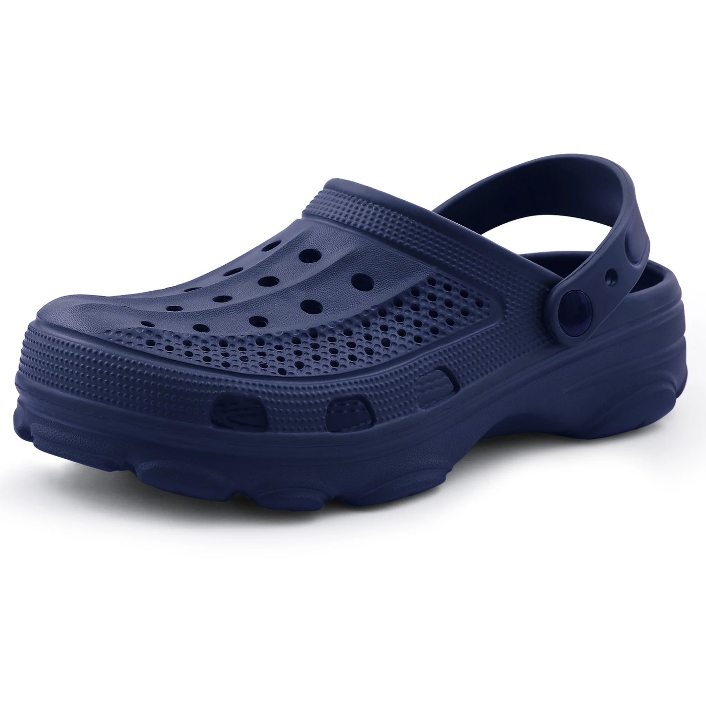 Shevalues Fashion Men Clogs Slippers Casual Hole Beach Sandals Outdoor Men Garden Shoes Summer Soft Sandals Home Bathroom Slides