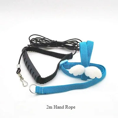 앵무새 Adjustable Parrot Bird Harness Leash Set Training Harness Parrots Outdoor Flying Rope Cockatiel Small Birds Supplie