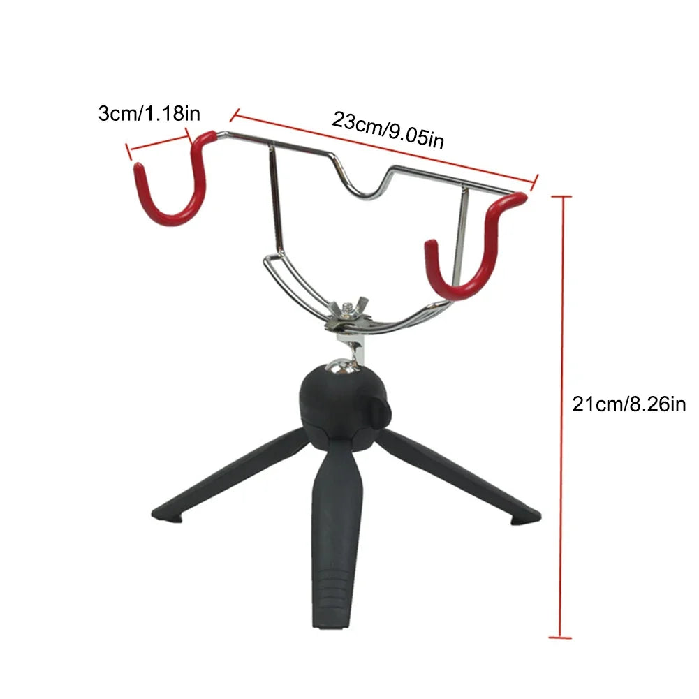 Supporti Portable Ice Fishing Rod Holder Metal Folding Rod Holder Adjustable Angle Fishing Rod Pole Holder for Winter Sea Fishing