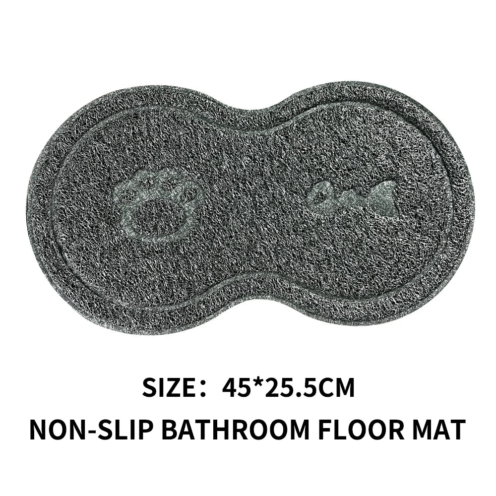 Tappetini Pet dogs and cats feeding and drinking mats pure paw fish bone pattern dishes non-slip placemats easy to clean cushions