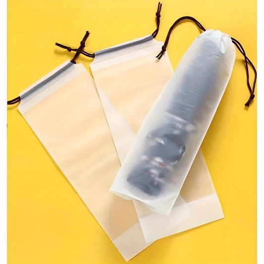 Transparent Waterproof Umbrella Storage Bag Organizer Umbrella Accessories Portable Reusable Drawstring Bag Home Storage bag