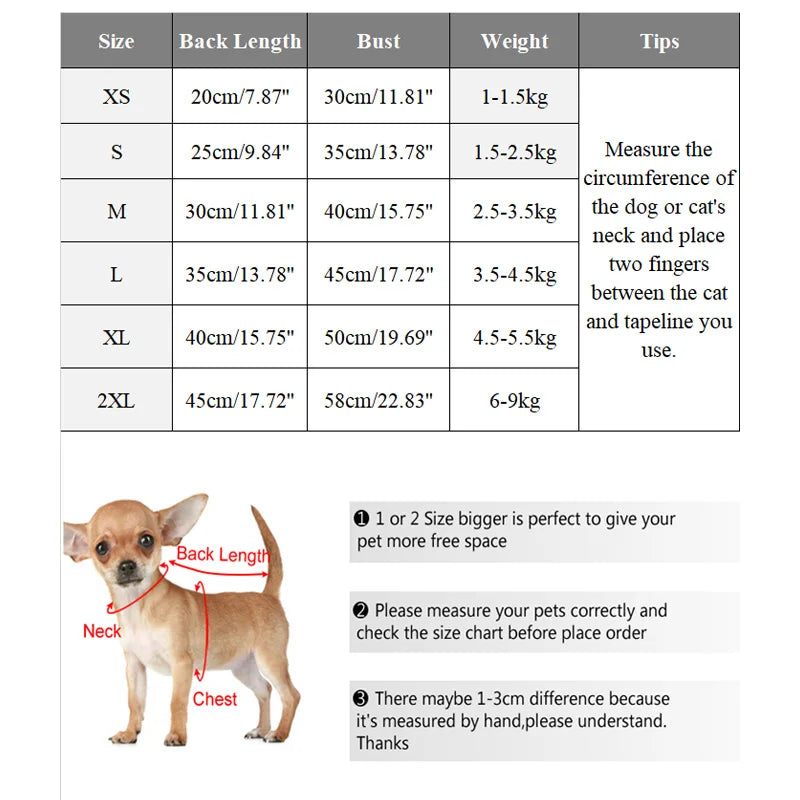 Vestiti Warm Dog Clothes Puppy Jacket Coat Cat Clothes Dog Sweater Winter Dog Coat Clothing For Small Dogs Chihuahua Clothing