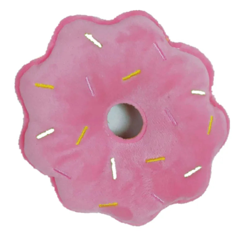 Pet Toys Plush Squeaky Toy Bite-Resistant Clean Dog Chew Puppy Training Toy Soft Banana Bone Vegetable Fruit Pet Supplies DC05