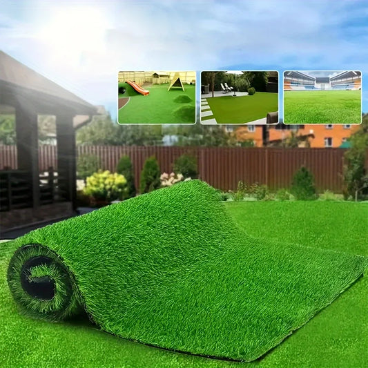 Tappeti Aritificial Realistic Grass Pad, Simulation Pet Lawn Mats, Thick Synthetic Fake Mat For Outdoor Garden Patio Landscape Dog Pet