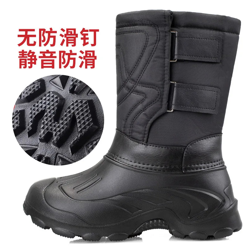 Stivali Waterproof Sneakers 2022 Outdoor Men Winter Boots Warm Activities Fishing Snow Work Boots Male Footwear Men Shoes Fishing Boots