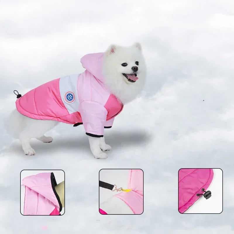 Vestiti Dog Winter Pet Cotton Jacket Outfit Warm pet Clothes Puppy Coat For Small Medium Dogs Cats Chihuahua Bulldog Maltese Clothing