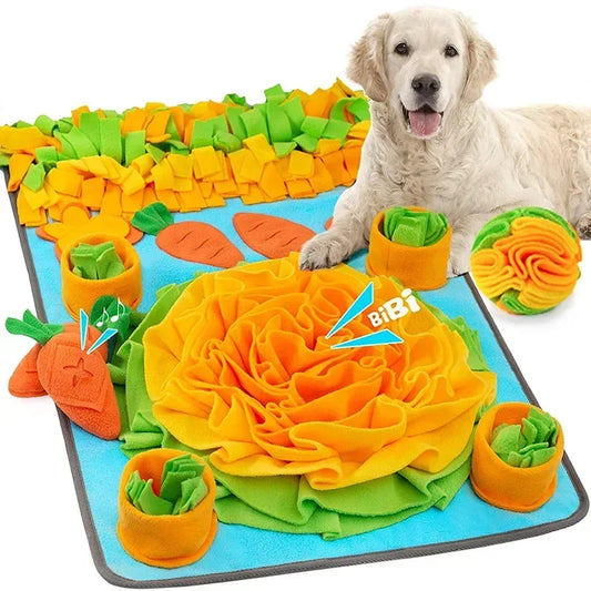 Tappetini Large Pet Foraging Mat Interactive Dog Toy Sniff and Treat Mat for Dogs Promote Stimulation Suitable for All Breeds Dog Mat Dogs