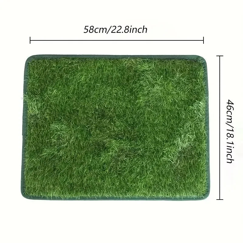 Tappetini 1pc Pet Lawn Mat Artificial Grass Mat Dog Grass Mat Dog Urine Grass Mat Washable and Reusable Dog Litter Mat Pet Products