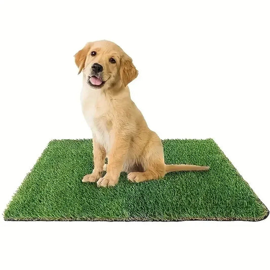 Tappetini 1pc Pet Lawn Mat Artificial Grass Mat Dog Grass Mat Dog Urine Grass Mat Washable and Reusable Dog Litter Mat Pet Products