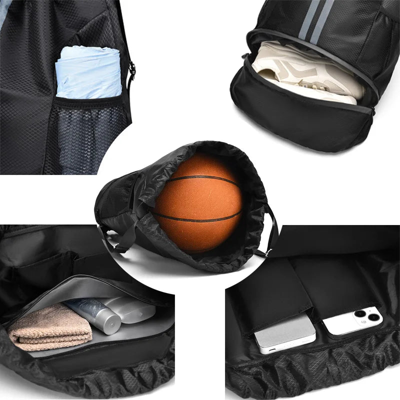 01-Zaino Palestra Unisex Impermeabile – Scomparto Bagnato/Asciutto