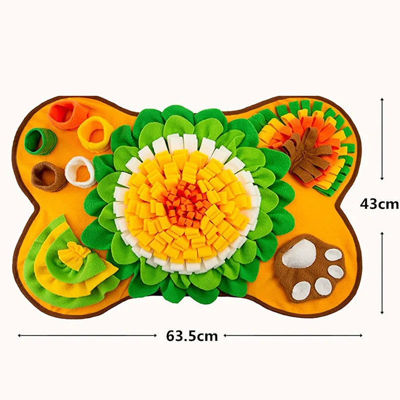 Tappetini Snuffle Mat for Dogs Interactive Foraging Puzzle Dog Toys Sniffing Mat Slow Feeder Toys Stress Relief Sniff Toys Dogs