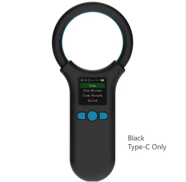 W91A Animal RFID Reader 134.2Khz/125Khz Pet FDX-B EMID Adjustable Sound Brightness USB Dog Cat Horse Handheld Microchip Scanner