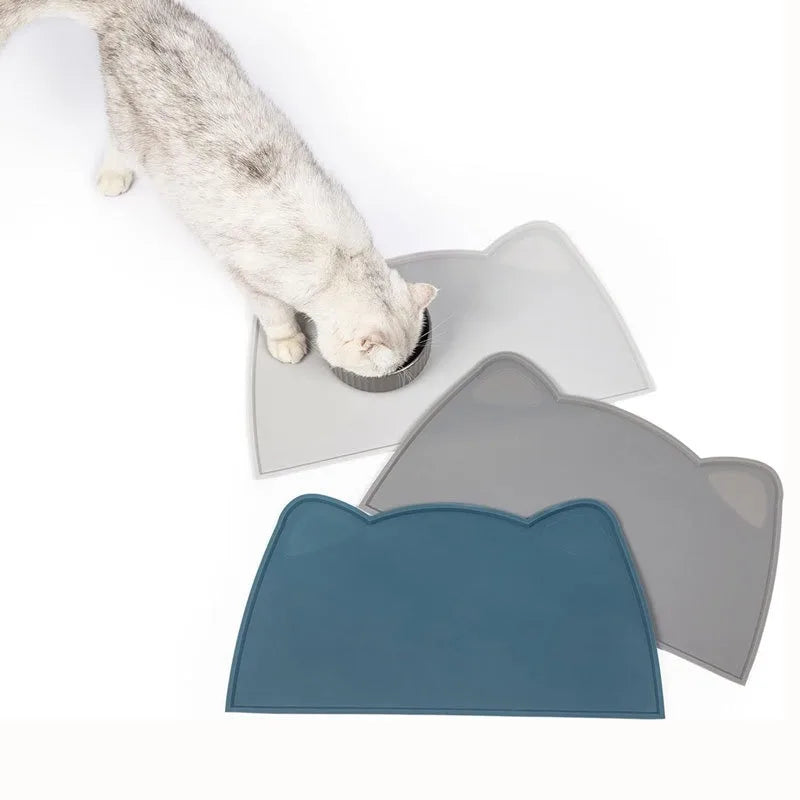 Tappetino Anti-dirty Mats for Cat Non-slip  Easy to Clean  Supplies Wash With Water Proof Cat Home Food Grade Silicone Pad Pet
