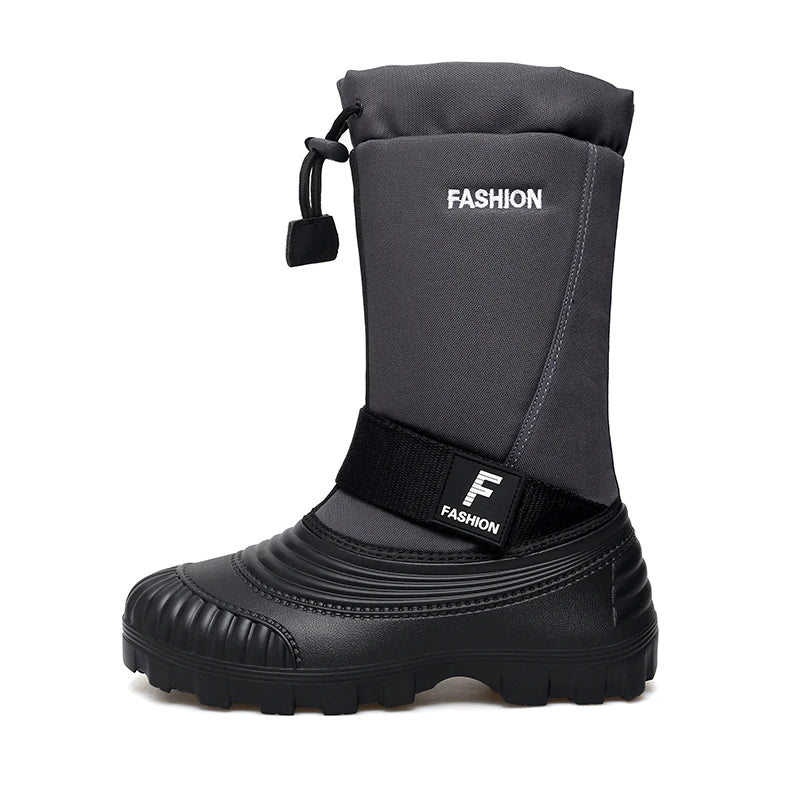Stivali Mens Boots Warm Winter Snow Boots for Men Waterproof Mid-carf Boot Outdoor Fishing Hunting Duck Boot Warm Cotton Shoes for Men