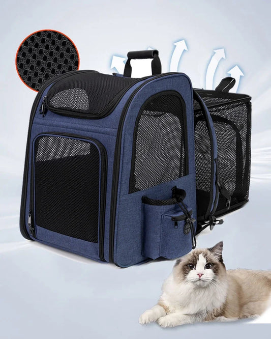 Trasportino Pet Bag Suitcase Foldable dog bag Portable expandable large capacity Removable Backpack Cat Bag Suit for 8kg Pet