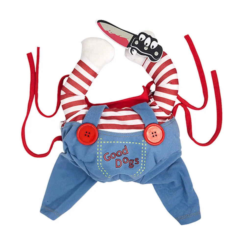 Vestiti Halloween Funny Dog Clothes for Small Medium Dogs Cats Party Dressed Up Cosplay Costumes Bulldog French Chihuahua Pet Outfits