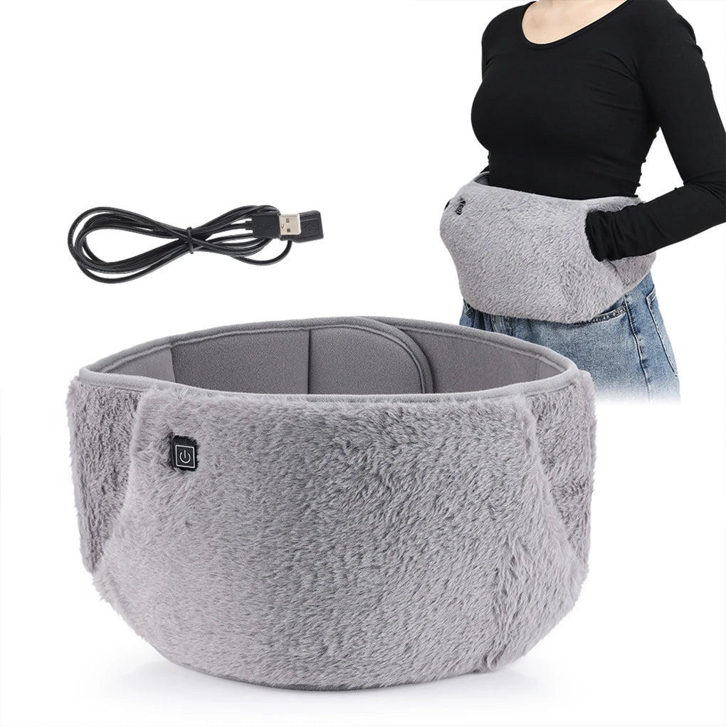 Winter Electric Graphene Heating Pad Cold-Proof Uterine Belt Cold-Proof Hand Waist Warming Pad USB Recharging Abdominal Warmer