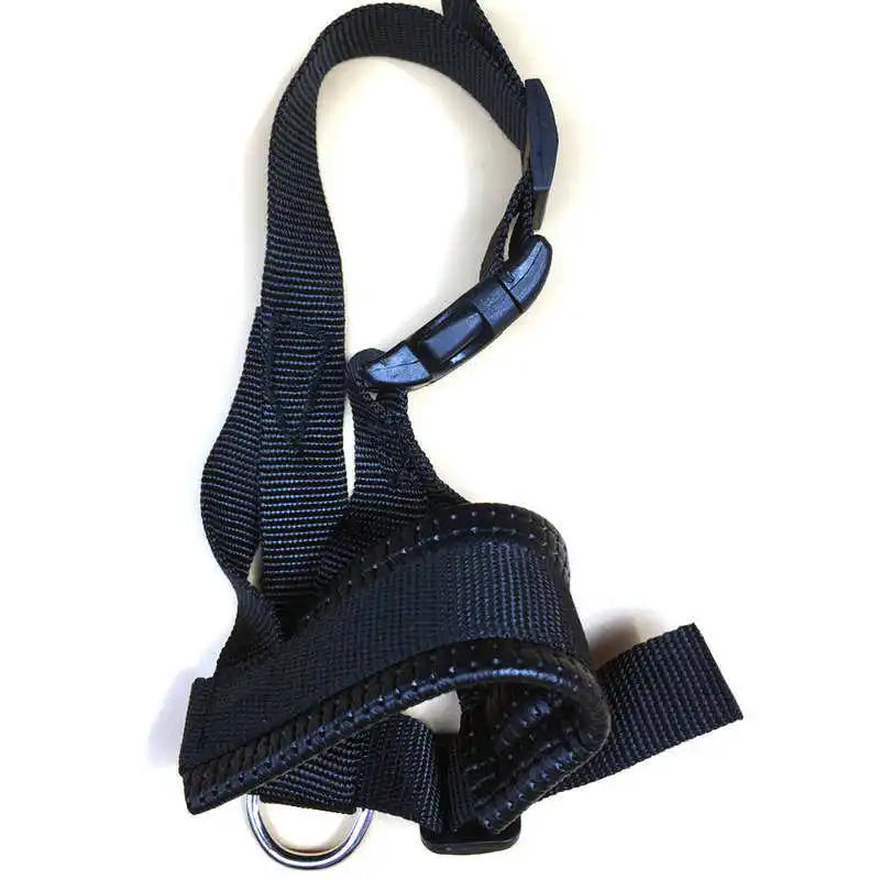 Pet Mask with Dog Mouth Cover for Bite and Noise Prevention Adjustable Nylon Collar