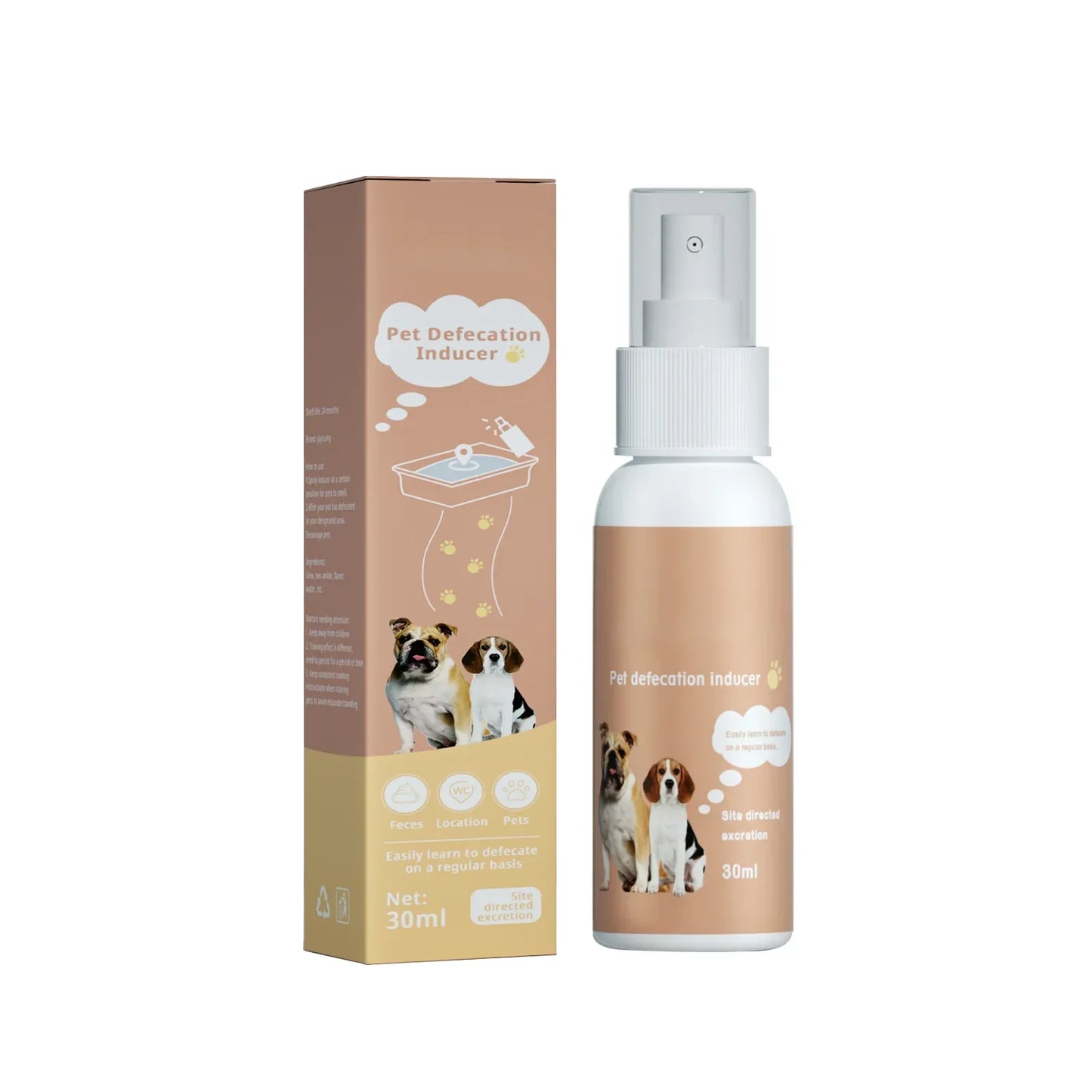 Pet Defecation Inducer Spray Positioning Defecation Indoor Outdoor Cat Potty Urinate Trainer Liquid Dog Toilet Training Spray