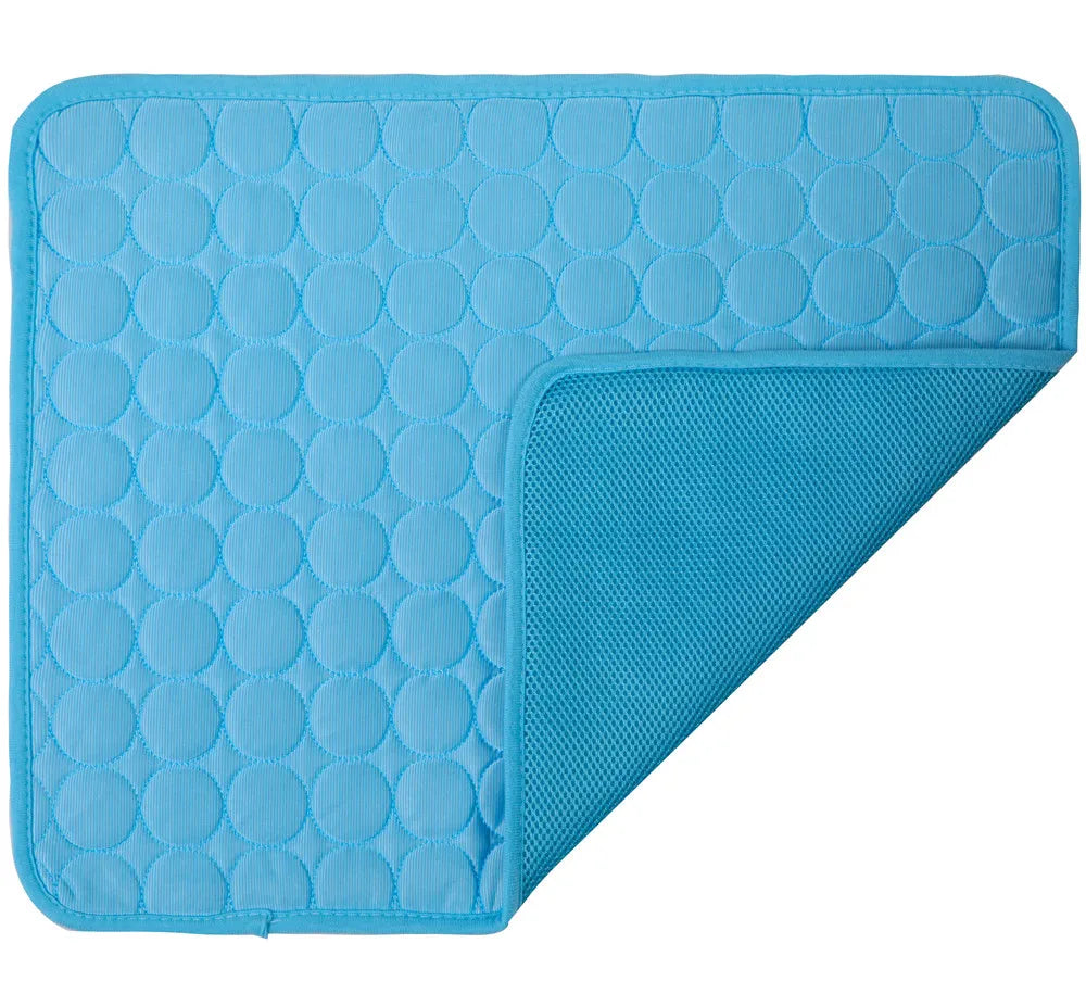 Tappetini 100 * 70 Ice Mat Summer Pet Mat Ice Mat Cool Dog Mat Ice Silk Cat Cool Mat Pet Supplies Comfortable Breathable Cage Mat Dog  Pet