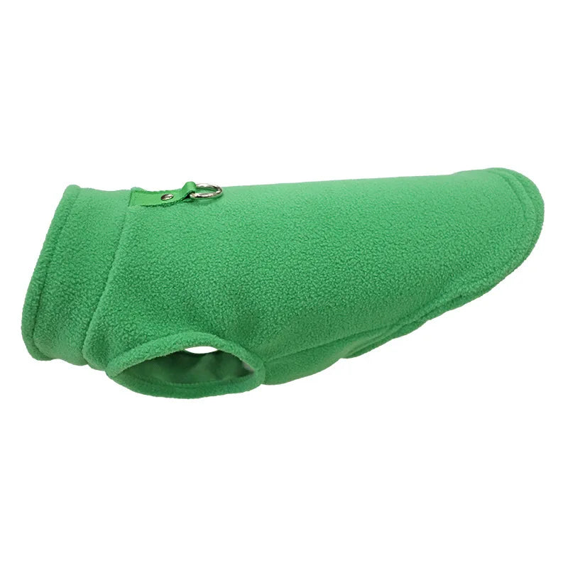 Vestiti Warm Fleece Dogs Clothes Pet Dog Jacket Vest With D-Ring For Small Dog Cats Clothing French Bulldog Costumes Chihuahua Coat