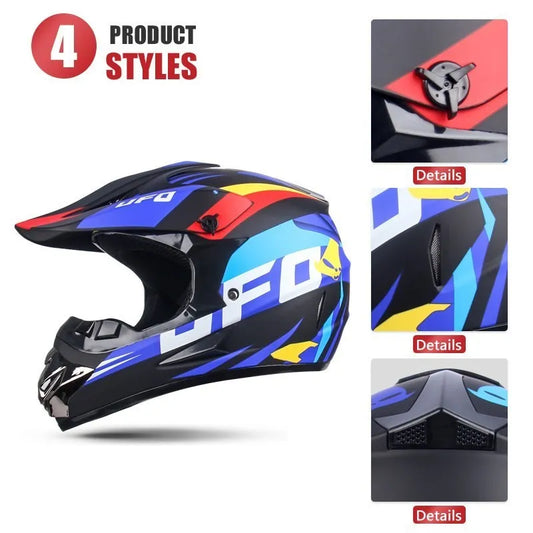 50-Casco moto fuoristrada DOT Racing | Off-Road DOT Racing Helmet