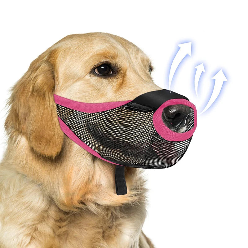 Pet Dog Mouth Cover Muzzle Anti-Munching Muzzle Anti-Barking Anti-Biting Breathable Mesh Special Anti-Licking Mouth
