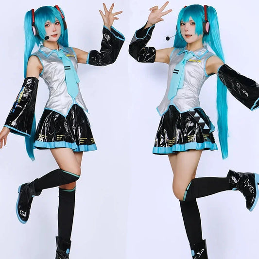90-Miku Cosplay Costume Donna Completo Uniforme Scolastica JK