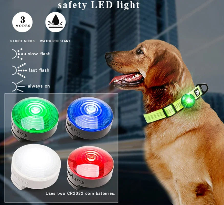 Truelove Luce LED di sicurezza per zaino con imbracatura per collare da indossare per animali domestici con batteria resistente all'acqua e lunga durata continua TLD19101