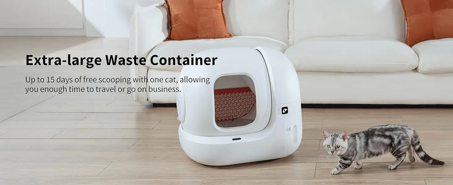 PETKIT PURA MAX-2 Automatic Smart Cat Litter Box Self Cleaning 75L Pet Cat Toilet Odor Removal App Remote Control Global Version