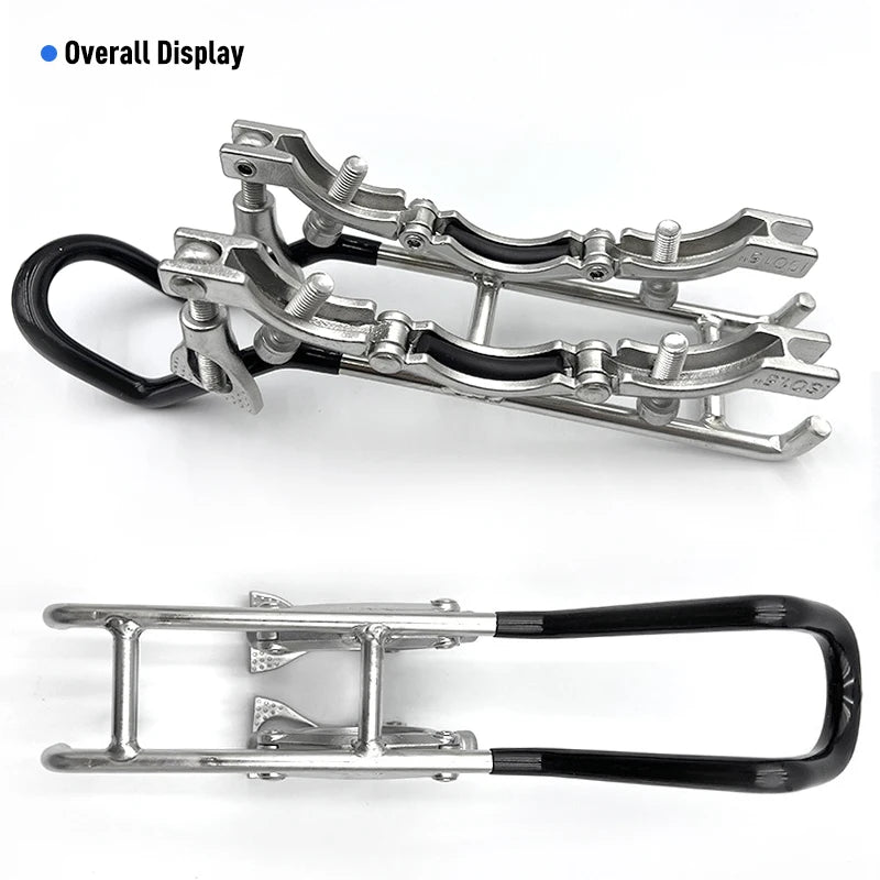 Supporti LEYDUN Boat Fishing Rod Holder Stainless Steel Heavy Duty Rod Holder for Canoe Kayak Boat Metal Pole Mount Support for Sea