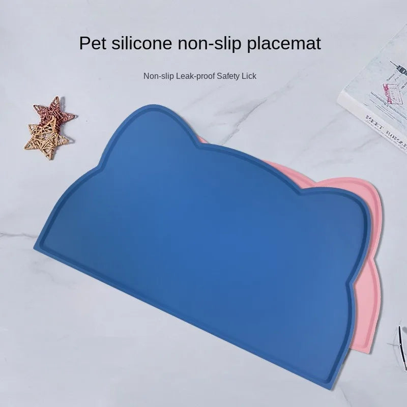 Tappetino Anti-dirty Mats for Cat Non-slip  Easy to Clean  Supplies Wash With Water Proof Cat Home Food Grade Silicone Pad Pet