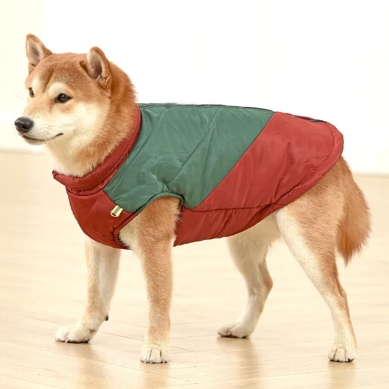 Vestiti Waterproof Dog Clothes Small Large Dog Warm Jacket Pet Reflective Clothing Akita French Bulldog Medium Dog Clothing