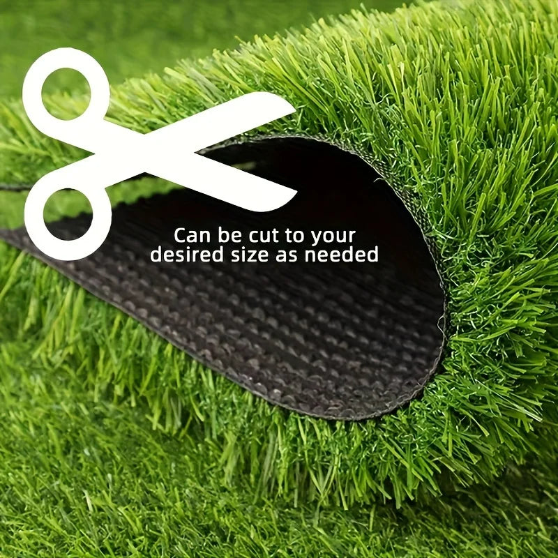 Tappeti Aritificial Realistic Grass Pad, Simulation Pet Lawn Mats, Thick Synthetic Fake Mat For Outdoor Garden Patio Landscape Dog Pet