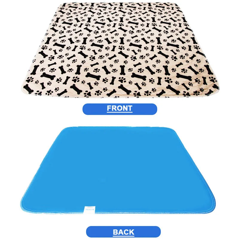 Washable Pee Pads for Dogs Large Reusable Puppy Pet Training Floor Mats Absorbent Leakproof Whelping Potty and Crate Use