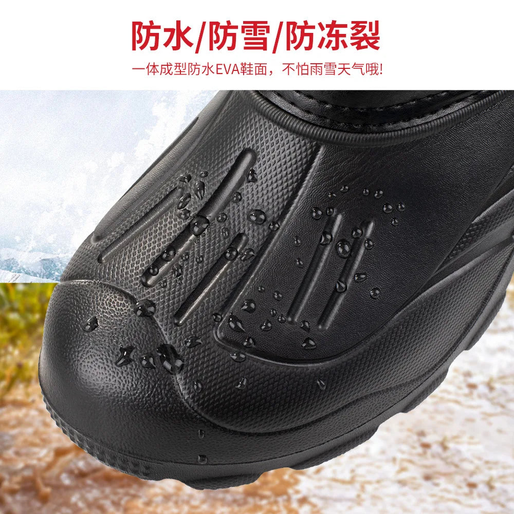 Stivali Waterproof Sneakers 2022 Outdoor Men Winter Boots Warm Activities Fishing Snow Work Boots Male Footwear Men Shoes Fishing Boots