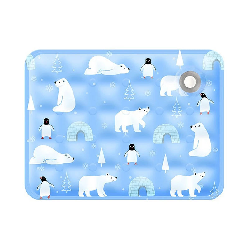 Summer Pet Cooling Mat Breathable Ice Blanket for Dogs Cats Pets Sleep Cold Bed Washable Ice Silk Pads Cushion Pet Accessories