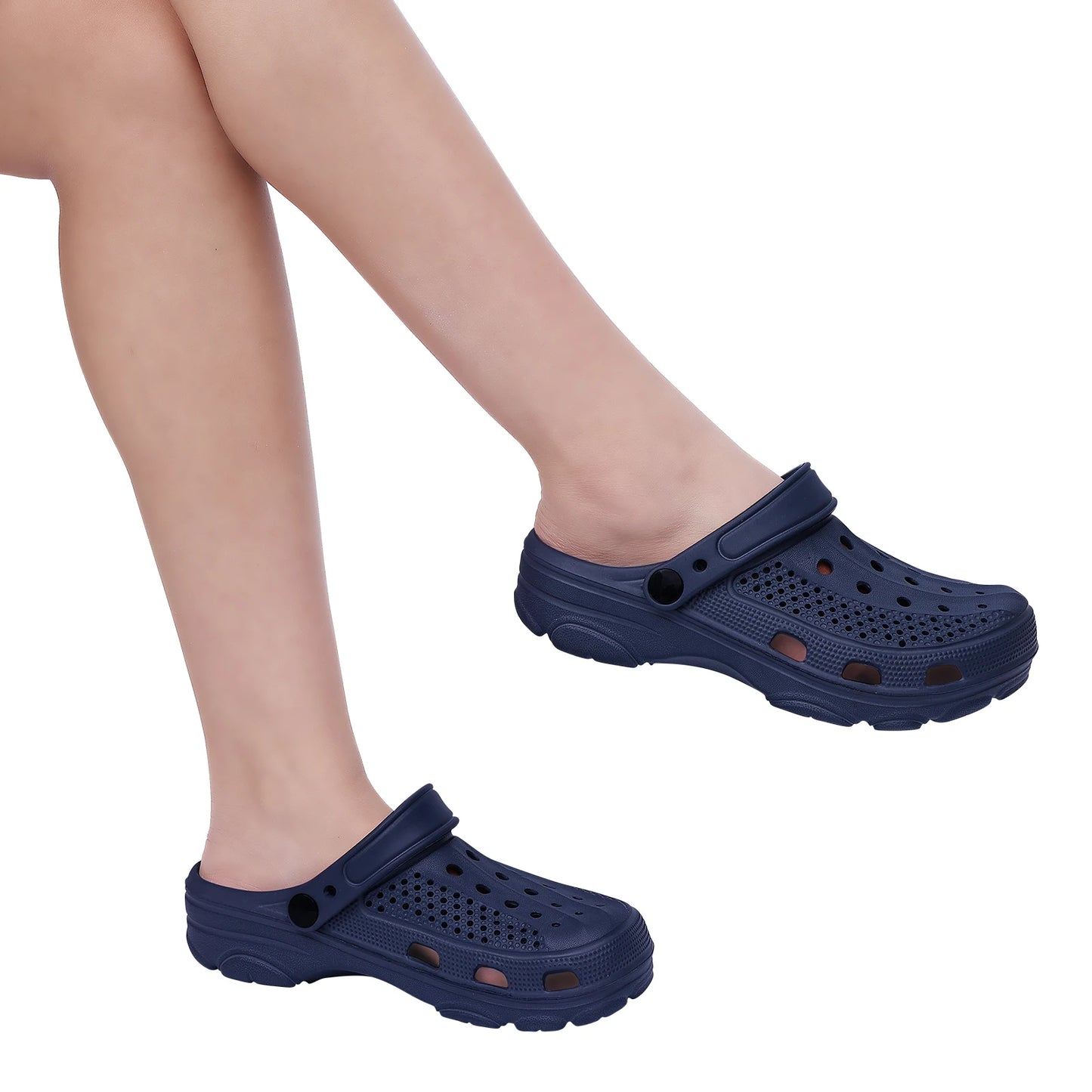 Shevalues Fashion Men Clogs Slippers Casual Hole Beach Sandals Outdoor Men Garden Shoes Summer Soft Sandals Home Bathroom Slides