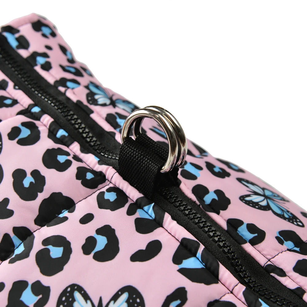 Winter Dog Clothes for Small Medium Dogs Waterproof Warm Leopard Christmas Puppy Jacket Coat Chihuahua French Bulldog Outfits