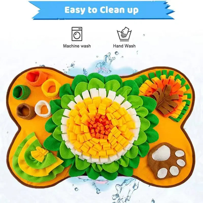 Tappetini Snuffle Mat for Dogs Interactive Foraging Puzzle Dog Toys Sniffing Mat Slow Feeder Toys Stress Relief Sniff Toys Dogs