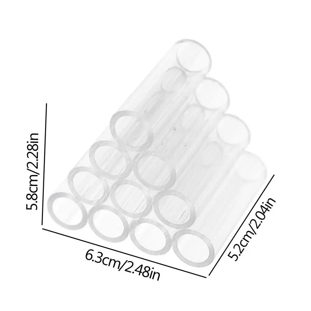 Shrimp Breeding Tube Aquarium Acrylic Shelter For Small Shrimp Transparent Tube Fish-Shrimp Habitat Hiding Cave Hideaway Pipe