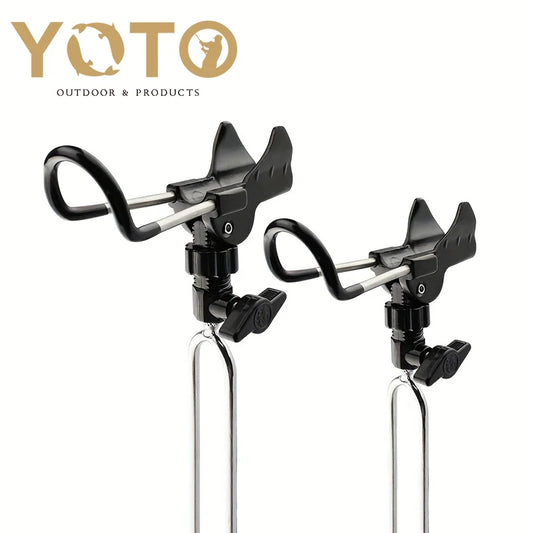 Supporti 1pc Stainless Steel Rod Holder Fishing Rod Holder Rod Stand Rod Rest Holder Adjustable Fishing Rod Holder for Fishing