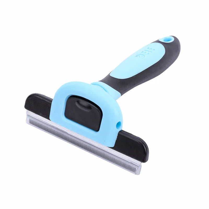 Pet Hair Removal Brush Dog Hair Comb Stainless Steel Automatic Hair Fading Cat Comb Pet Cleaning Grooming Supplies