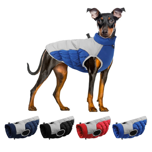 Vestiti Warm Big Dog Clothing Waterproof Pet Big Dog Jacket Winter Dog Pet Clothing French Bulldog Golden Retriever Ropa Perro XL-6XL
