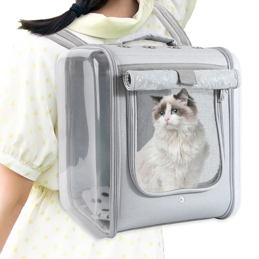 Trasportino Cat/dog Backpack Carrier Large Pet Backpack Carrier, 17lbs Load-Bearing Ventilated Design Dog Backpack Carrier for Small Dogs